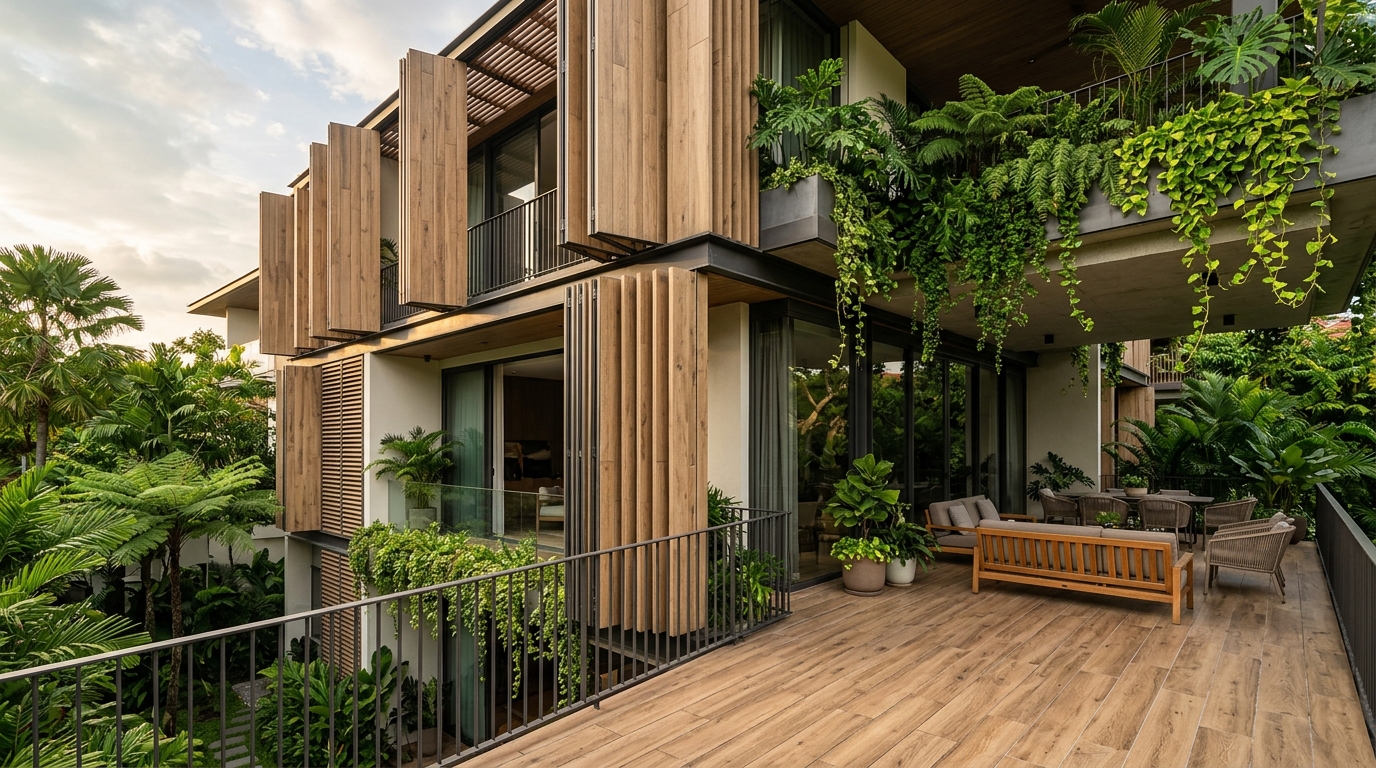 Biophilic Architecture and Wood Porcelain Planks