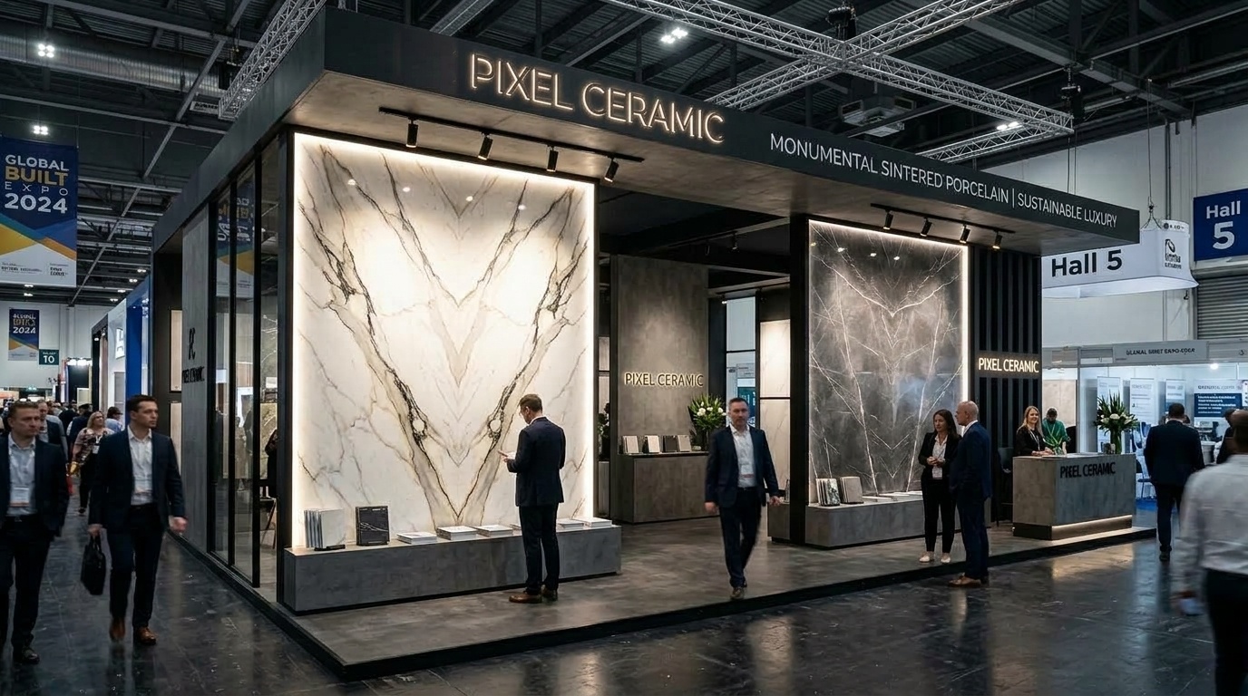 Pixel Ceramic Showcases Sintered Stone at Coverings 2026